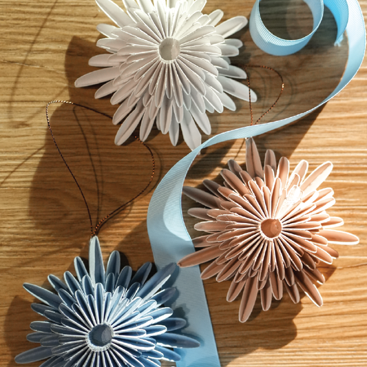 Paper Rosette Claro  - Ornaments